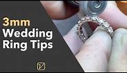 Wedding Band Tips – How I Make A 3mm Wedding Ring GORGEOUS