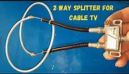 2 way splitter for cable tv tuning your antenna in most powerful of all