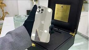 Platinum iPhone 13 Pro & Pro Max | Luxury iPhone 13 | Luxury iPhone 13 Platinum | Goldgenie | Video