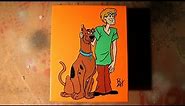 Time-Lapse: Scooby and Shaggy Scooby Doo Painting (by request)