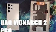 UAG Monarch Pro in Carbon fiber for the Galaxy S23 Ultra 5G - unboxing and features