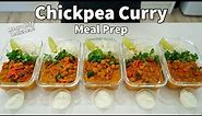 Coconut Chickpea Curry Meal Prep | Episode 5