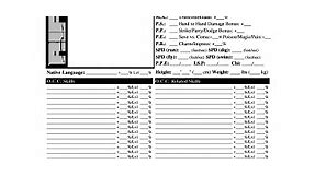 Rifts Character Sheet - Fill Online, Printable, Fillable, Blank | pdfFiller