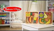 Melissa & Doug Wooden Play Food Sets