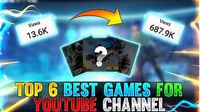 Top 6 Best Games For New Gaming YouTube Channel in 2024