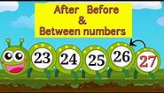 After Before & Between Numbers || Maths Concept For Kids