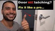 How to fix a door that won't latch like a pro - DIY