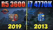 AMD Ryzen 5 3600 vs. Intel Core i7-4770K