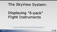 6-Pack Flight Instrument Display