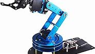 Robotic Arm Kit 6DOF Programming Robot Arm with 5 Servo, Handle, Mechanical Claw and More, PC Software APP Control with Tutorial