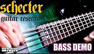 SCHECTER STILETTO 5 STRING BASS DEMO AND REVIEW
