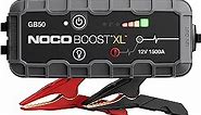 NOCO Boost XL GB50 1500 Amp 12-Volt UltraSafe Lithium Jump Starter Box, Car Battery Booster Pack, Portable Power Bank Charger, and Jumper Cables for up to 7-Liter Gasoline and 4-Liter Diesel Engines