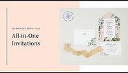 All-in-One Wedding Invitations - Truly Engaging