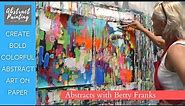 Create BOLD, COLORFUL abstract art on paper | Betty Franks