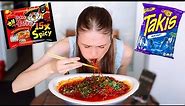 15x Spicy Blue Takis Fire Noodle Challenge