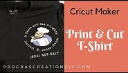 Cricut Maker Print & Cut T-Shirt Logo
