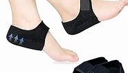 Heel Protectors, Heel Cups, Gel Heel Cushion Support for Plantar Fasciitis, Heel Pain, Achilles Tendinitis, Dry Cracked Heels, Heel Pads for Men & Women, L