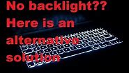 No backlight in your keyboard ? Glow fluorescent keyboard sticker