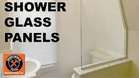 Shower Glass Panels...How to Template & Install (Step-by-Step)
