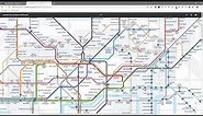 TFL Journey Planner - London Trains Travel Directions Tutorial