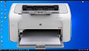 How to install Hp laserjet p1102 printer driver on windows 10 by USB