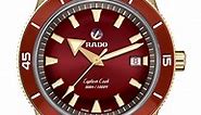 Rado Captain Cook Automatic Red Dial NATO Strap Watch, 42mm - R32504407
