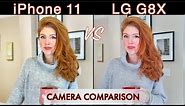 iPhone 11 VS LG G8X Camera Comparison!