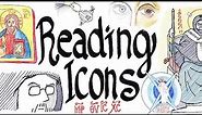 Reading Icons 1 - Inscriptions and Halos (Pencils & Prayer Ropes)