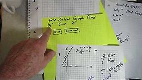 FREE PRINTABLE GRAPH PAPER ONLINE WEBSITE - QUICK AND EASY - (Link Below)