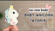 Amigurumi Unicorn Crochet | How to crochet Little Unicorn - Keychain