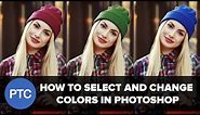 How To Select and Change Colors In Photoshop - Replace Colors In a Photo