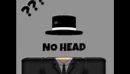 ROBLOX: HOW TO GET INVISIBLE HEAD!!!