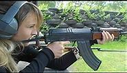 Czech girl shooting vz.58 (CZ858)