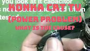 KONKA CRT TV 14" POWER PROBLEM II NO OSCILLATION
