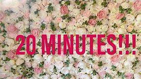 20 Minute Flower Wall |DIY| Huge