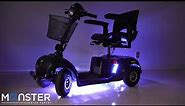 Multi-Color LED Light Kit for Mobility Scooters & Power Chairs