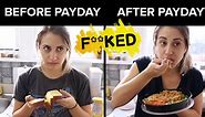Before Payday Vs. After Payday