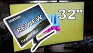 CR502 Samsung curved LCD 32 inch monitor review and setup 1080p