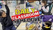 Special Education Daily Classroom Schedule