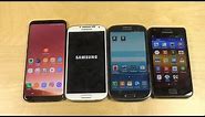 Samsung Galaxy S8 vs. Samsung Galaxy S4 vs. Samsung Galaxy S3 vs. Galaxy S2 - Which Is Faster?