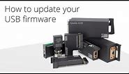 How to update your USB firmware