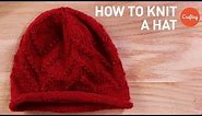 How to Knit a Chevron Hat (Tips for Great Shaping) | Knitting tutorial with Stefanie Japel