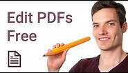 How to Edit PDF Free