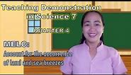 Demonstration Teaching in Science 7/Land and Sea Breeze