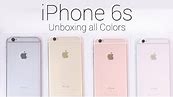 iPhone 6s Unboxing & Color Comparison! (Silver, Rose Gold, Space Gray, & Gold)