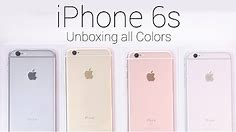 iPhone 6s Unboxing & Color Comparison! (Silver, Rose Gold, Space Gray, & Gold)