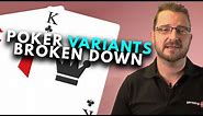 Different Poker Games Explained (Hold'em, Omaha, Stud, Draw)