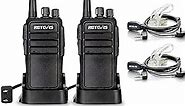 Retevis RT21 Walkie Talkies with Earpiece and Mic Set, Adults Long Range 2 Way Radios, Portable FRS Two-Way Radios(2 Pack)