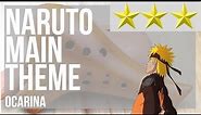How to play Naruto Main Theme by Toshio Masuda on 12 Holes Ocarina (Tutorial)