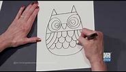 Teaching Kids How to Draw: How to Draw an Owl